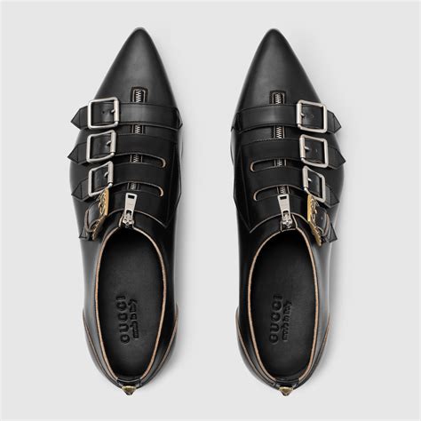 gucci buckle strap shoes|Gucci men's slip on shoes.